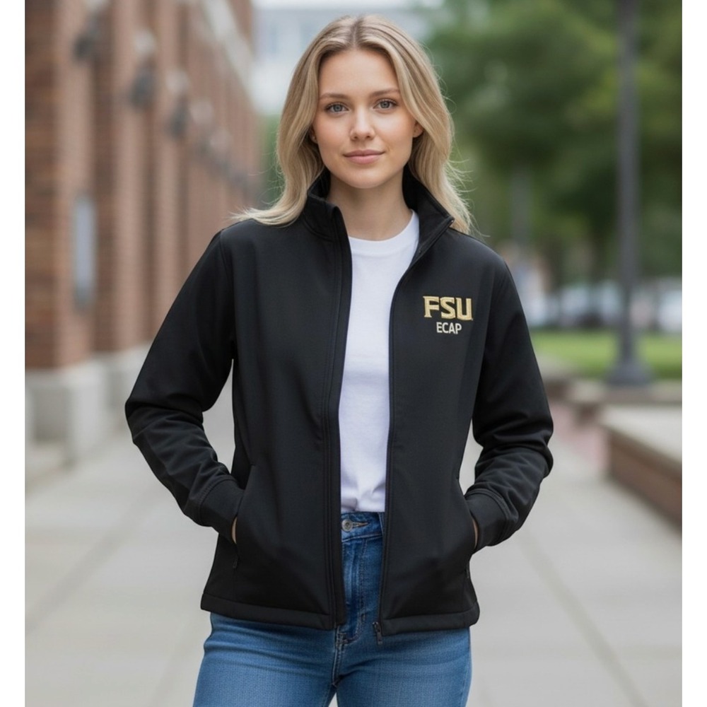 FSU Florida State University Embroidered Full Zip Jacket size women's medium
